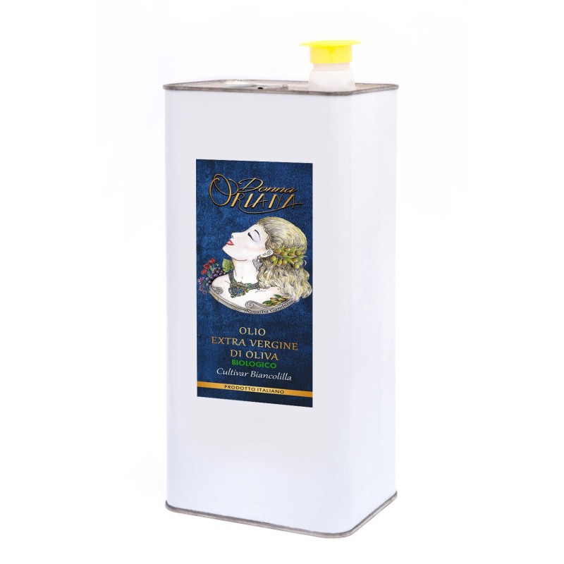 Olio Evo Bio in latta da 5 litri